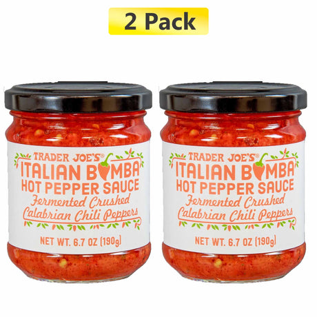 Trader Joe's Italian Bomba Hot Pepper Sauce 6.7 Oz