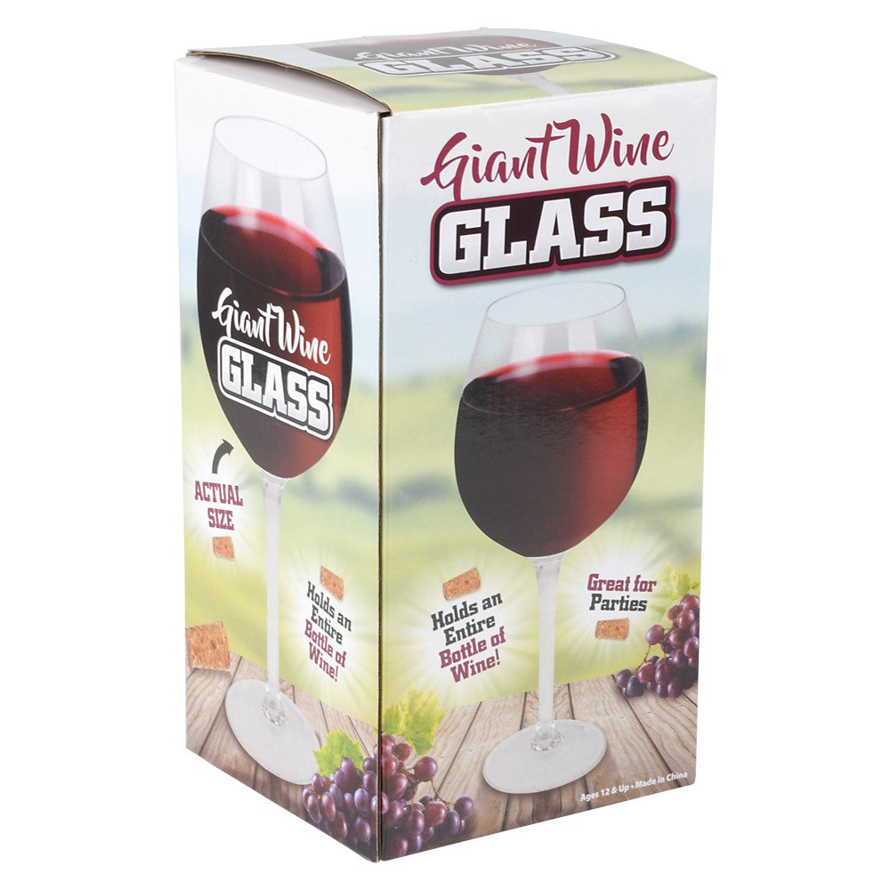 Giant Wine Glass 10"