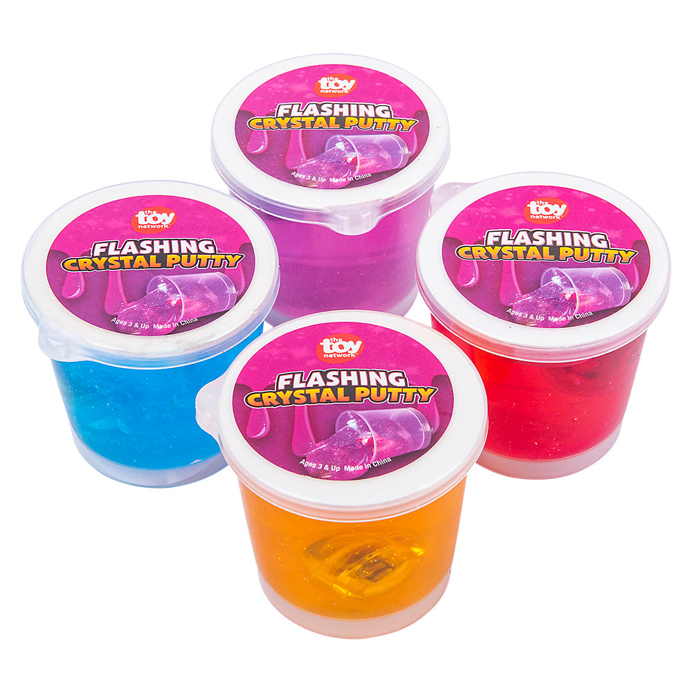 Flashing Crystal Putty (12 Pc Display)