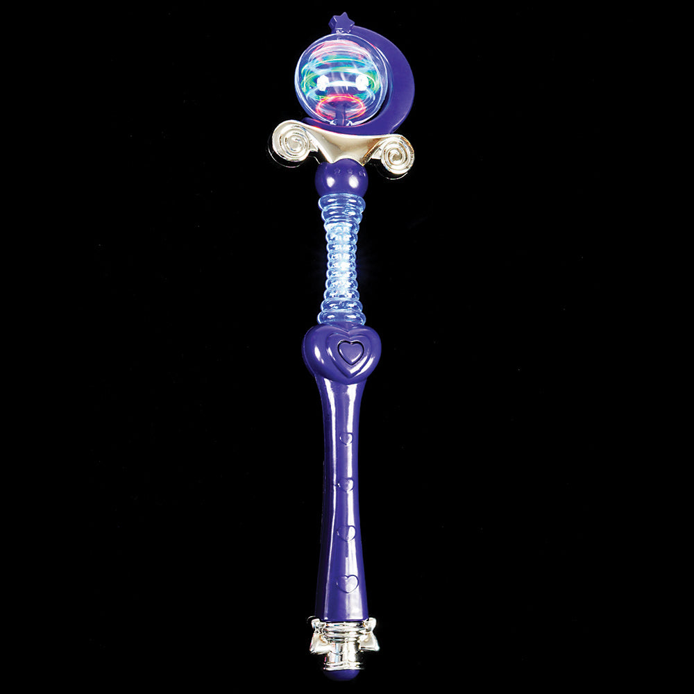 Light-Up Spinning Princess Wand