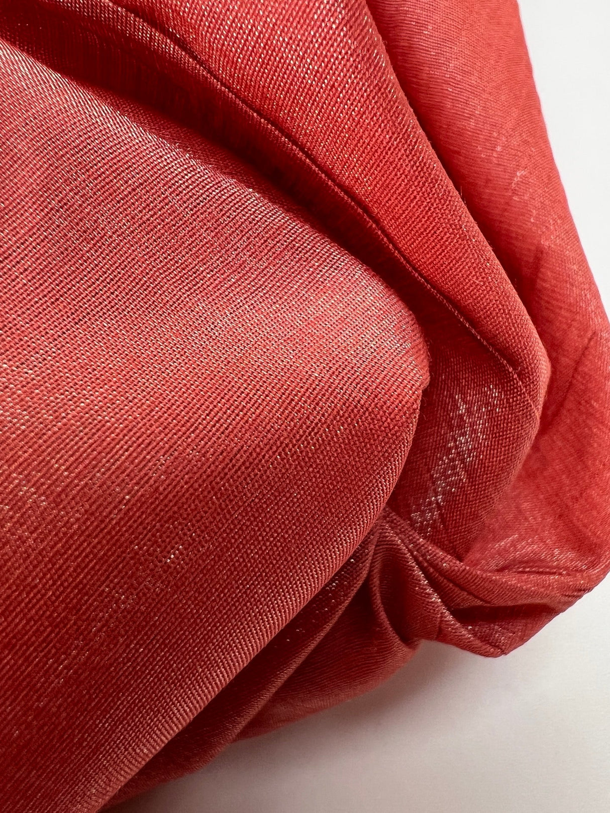 Polyamide Crinkled Orange Fabric