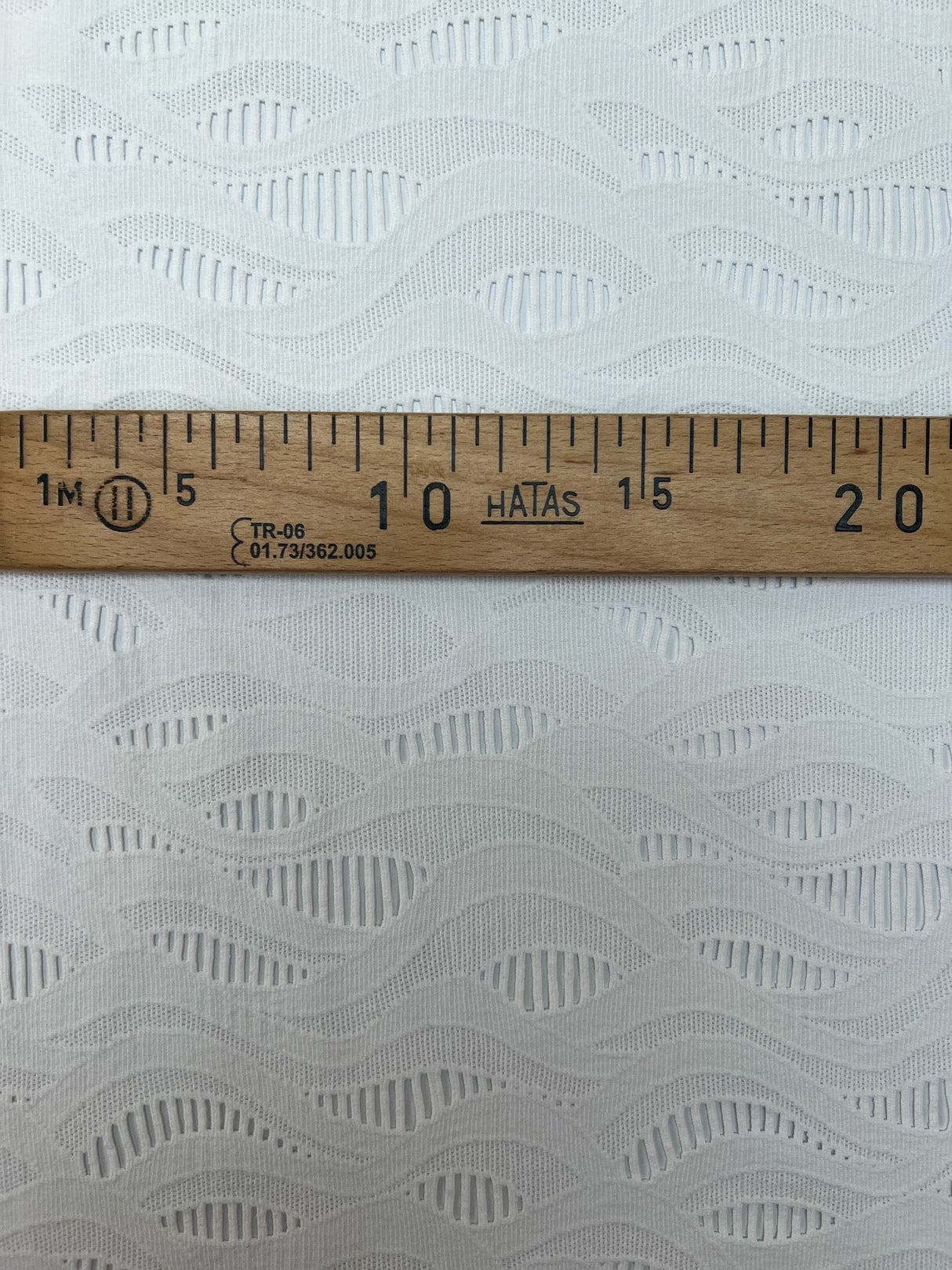 Polyamide Elastane Knitted Abstract White