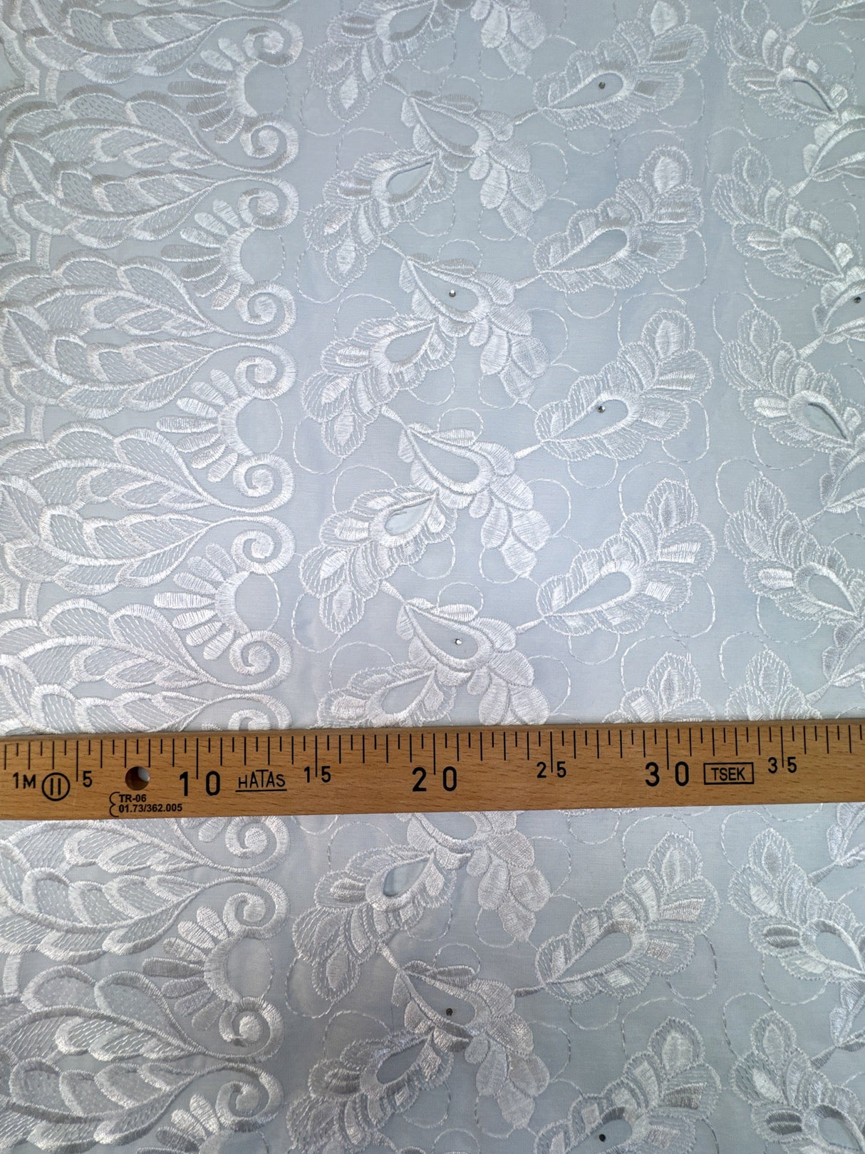 White Polyamide Woven Fabric