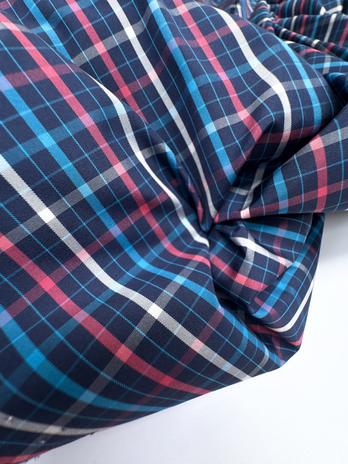 Polyester Woven Striped Checked Multicolour