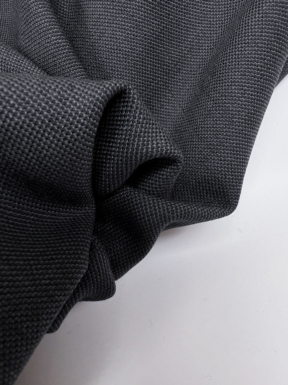 Wool Polyamide Suit Fabric Gray