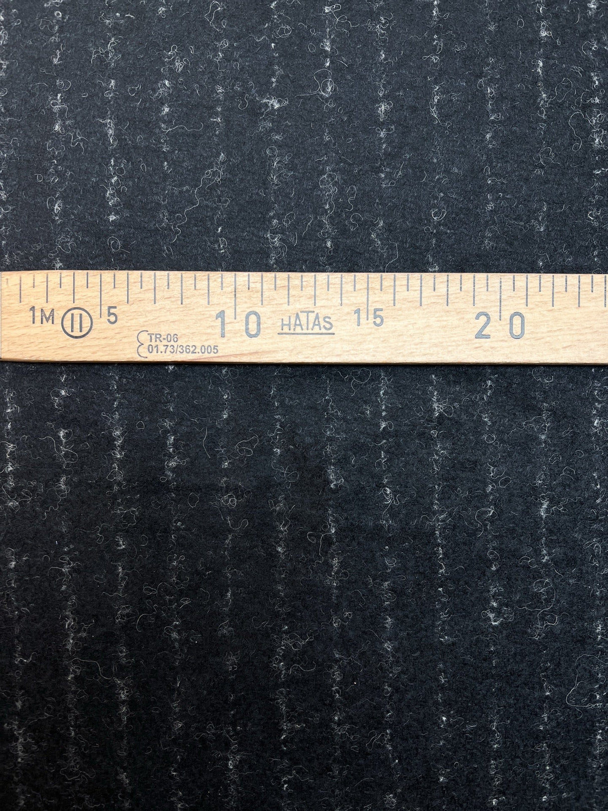 Wool Knitted Fabric Melange Stretch