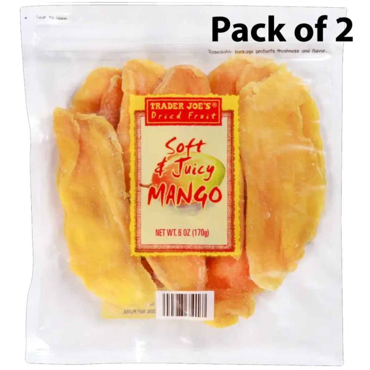 Trader Joe’s Soft & Juicy Mango - perfect for sharing