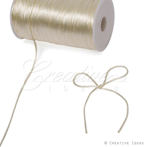2Mm Rat-Tail (Chinese Knot) - 200 Yards (Antique White)