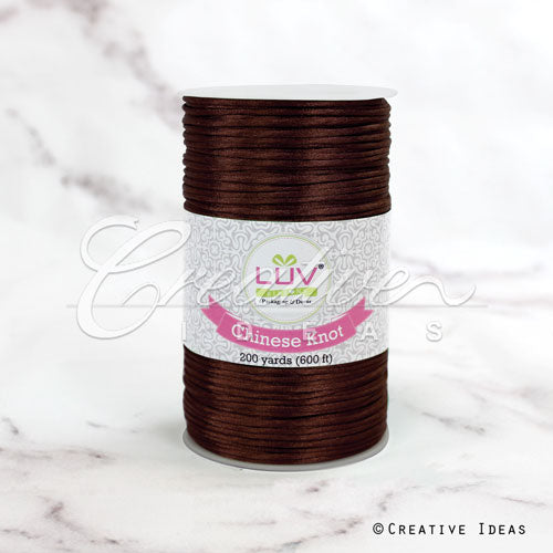 2Mm Rat-Tail (Chinese Knot) - 200 Yards (Brown)