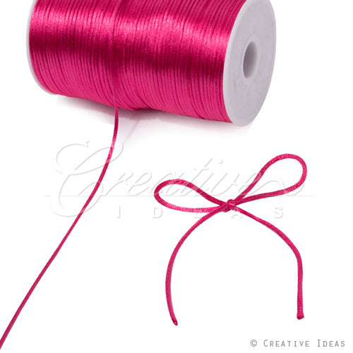 2Mm Rat-Tail (Chinese Knot) - 200 Yards (Hot Pink)