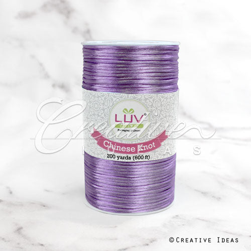 2Mm Rat-Tail (Chinese Knot) - 200 Yards (Lavender)