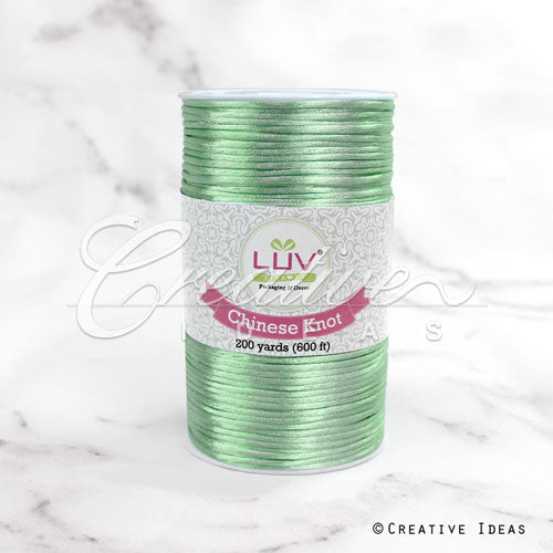 2Mm Rat-Tail (Chinese Knot) - 200 Yards (Mint Green)