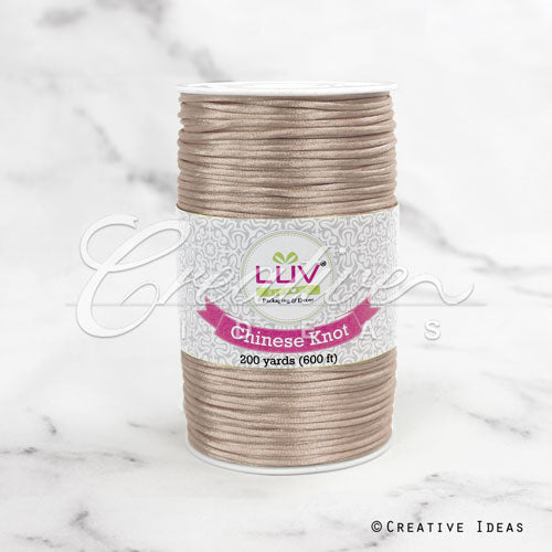 2Mm Rat-Tail (Chinese Knot) - 200 Yards (Toffee)