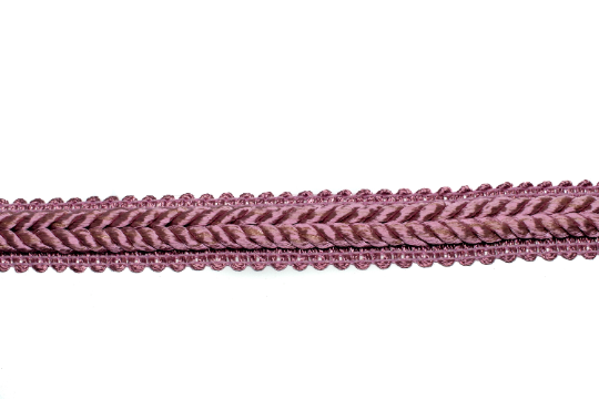 Braided Gimp Trim Mauve Pink 0.50 Inch