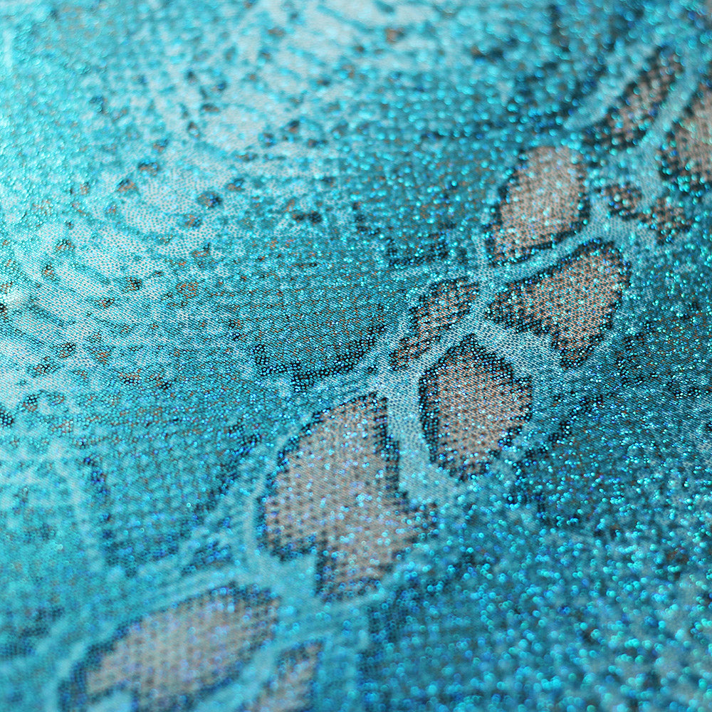 Snake Skin Polyester Spandex Fabric - Assorted Colors, Animal Snake Print, 58/60" Width (1 Yard)