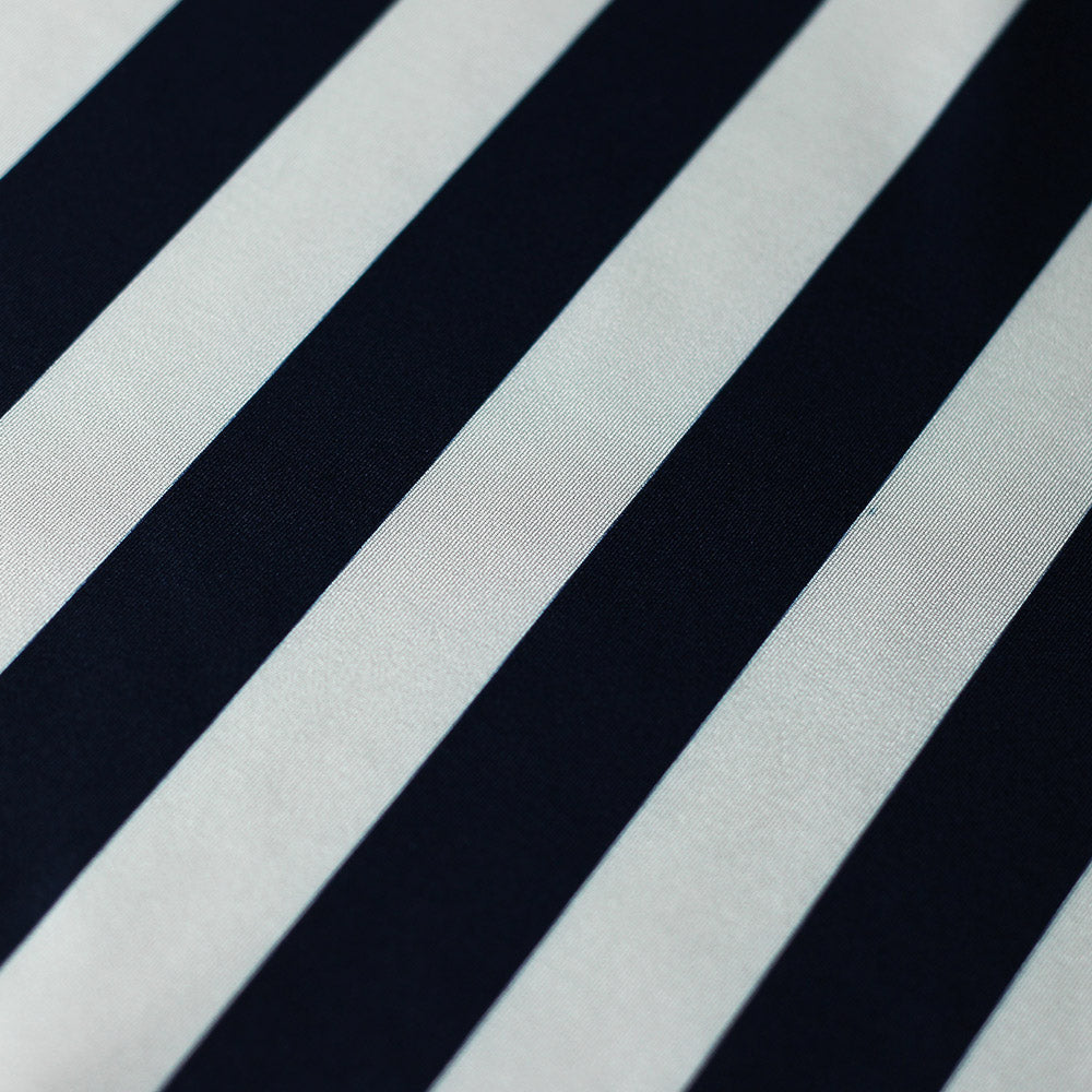 Lucky Stripes Polyester Spandex Fabric - Multi-Color 1" Wide Stripes, 58/60" Width (1 Yard)