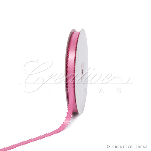 3/8" Double Face Picot Ribbon - 50 Yards (Colonial Rose)