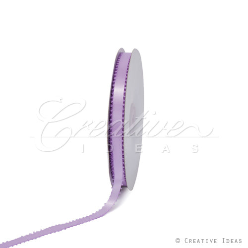 3/8" Double Face Picot Ribbon - 50 Yards (Lavender)