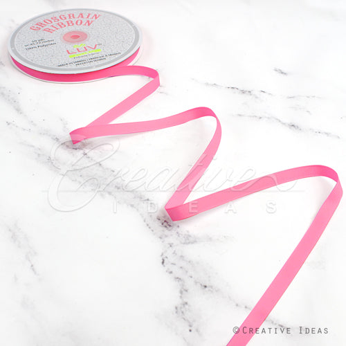 3/8" Grosgrain Ribbon - 50 Yards (Baby Doll Pink)