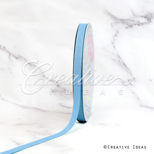 3/8" Grosgrain Ribbon - 50 Yards (Light Blue)