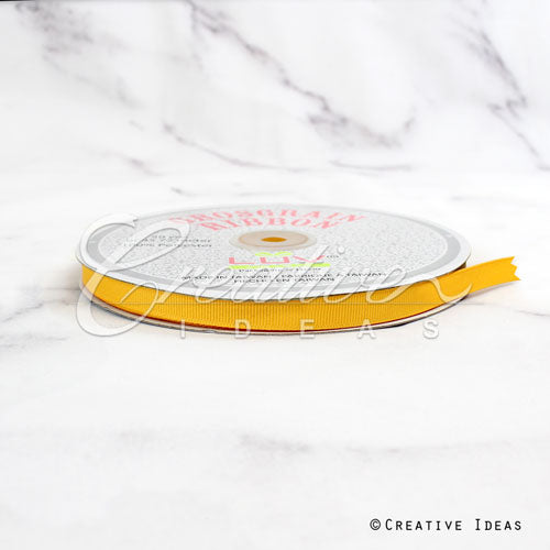 3/8" Grosgrain Ribbon - 50 Yards (Light Gold)