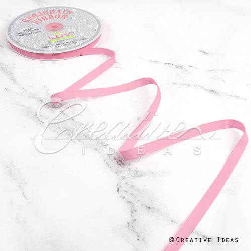 3/8" Grosgrain Ribbon - 50 Yards (Pink)