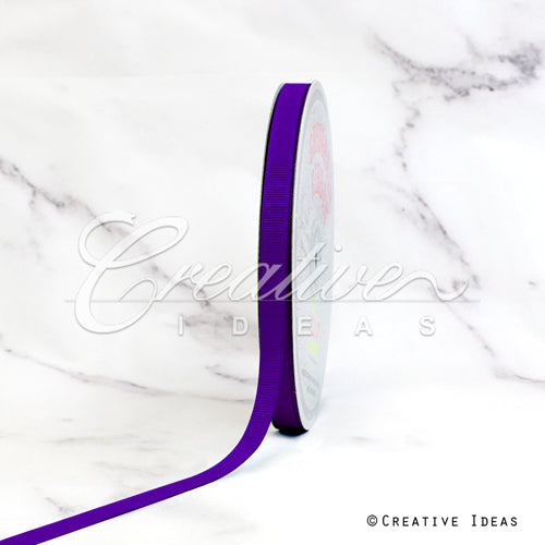 3/8" Grosgrain Ribbon - 50 Yards (Plum)