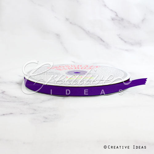 3/8" Grosgrain Ribbon - 50 Yards (Purple)