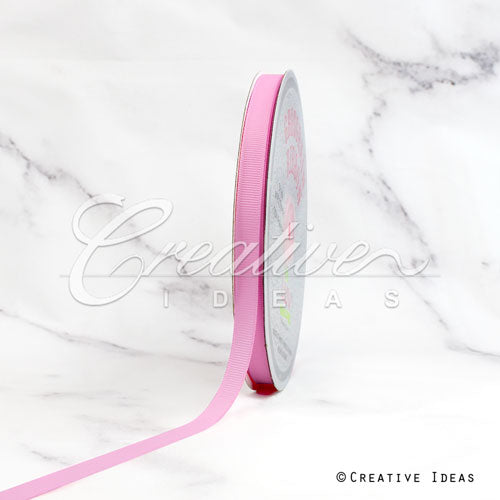 3/8" Grosgrain Ribbon - 50 Yards (Rose)