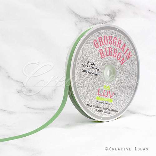 3/8" Grosgrain Ribbon - 50 Yards (Sage)