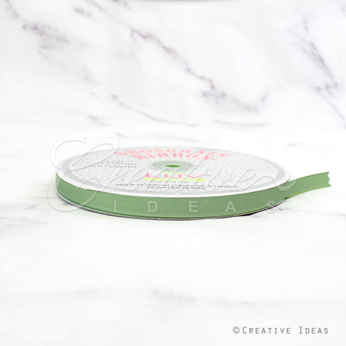 3/8" Grosgrain Ribbon - 50 Yards (Sage)