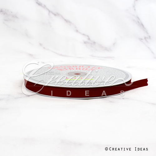 3/8" Grosgrain Ribbon - 50 Yards (Wine)