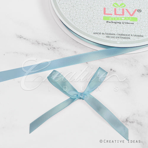 3/8" Single Face Satin Ribbon - 100 Yards (Celadon)