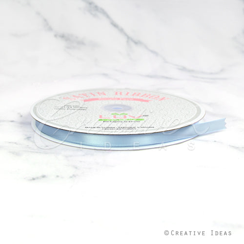 3/8" Single Face Satin Ribbon - 100 Yards (Celadon)