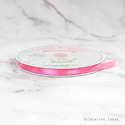 3/8" Single Face Satin Ribbon - 100 Yards (Baby Doll Pink)