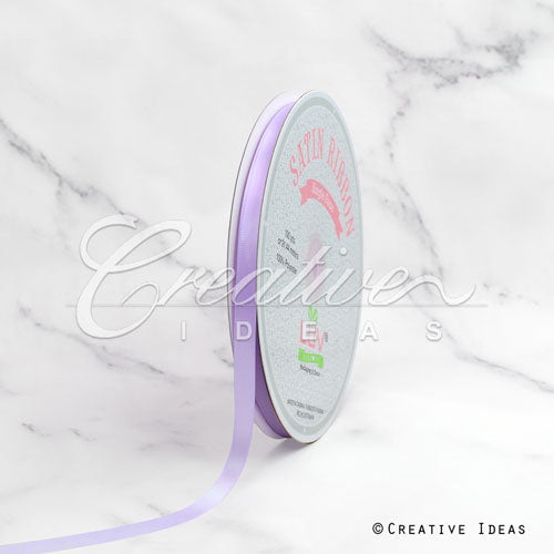 3/8" Single Face Satin Ribbon - 100 Yards (Lavender)