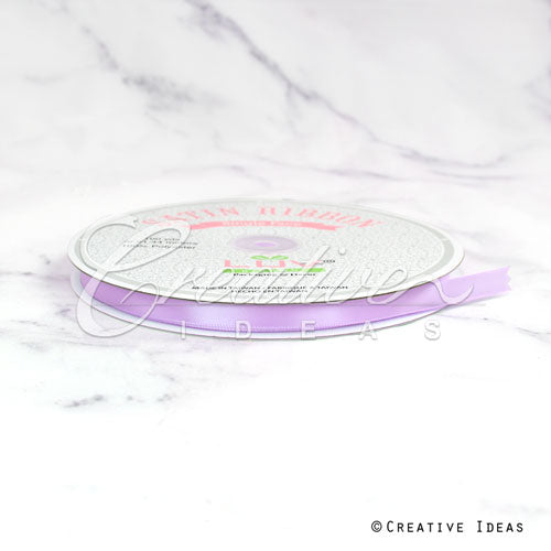 3/8" Single Face Satin Ribbon - 100 Yards (Lavender)