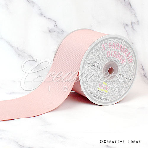 3" Grosgrain Ribbon - 25 Yards (Blush)