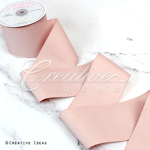 3" Grosgrain Ribbon - 25 Yards (Blush)
