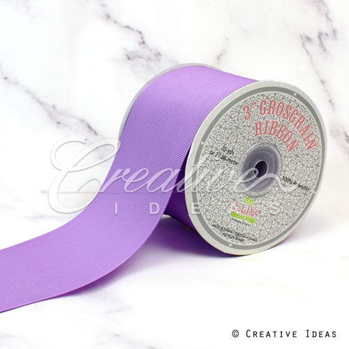 3" Grosgrain Ribbon - 25 Yards (Lavender)