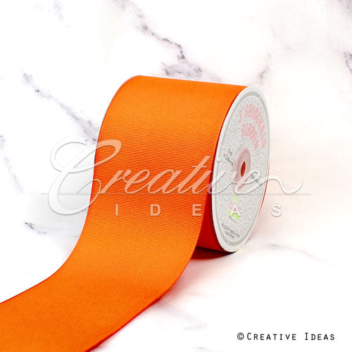 3" Grosgrain Ribbon - 25 Yards (Orange)