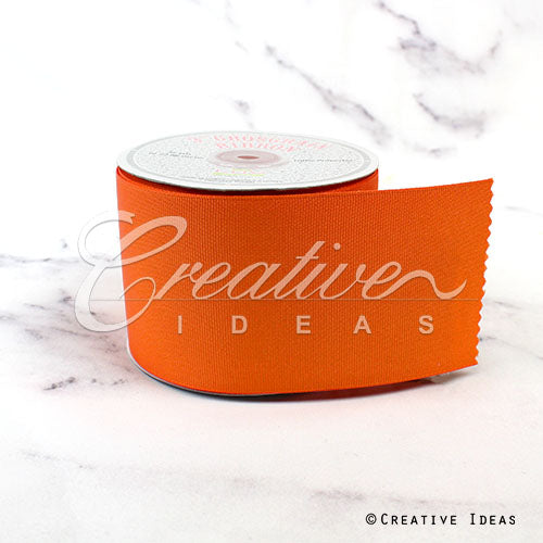 3" Grosgrain Ribbon - 25 Yards (Orange)