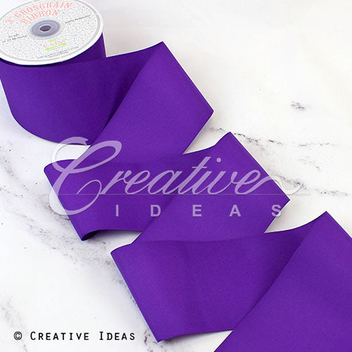 3" Grosgrain Ribbon - 25 Yards (Purple)