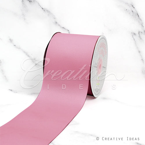 3" Grosgrain Ribbon - 25 Yards (Rosy Mauve)