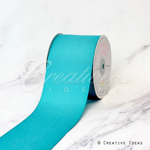 3" Grosgrain Ribbon - 25 Yards (Tropic Blue)