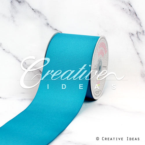 3" Grosgrain Ribbon - 25 Yards (Turquoise)