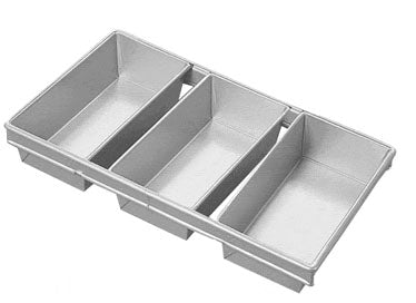 3-Strap Bread Pan, 8.5" x 4.5" x 2.75" High