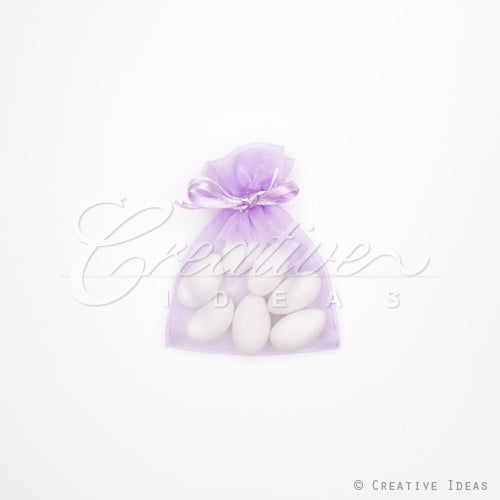3"X4" Organza Pouch-Dozen (Lavender)