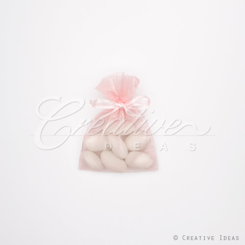 3"X4" Organza Pouch-Dozen (Light Pink)
