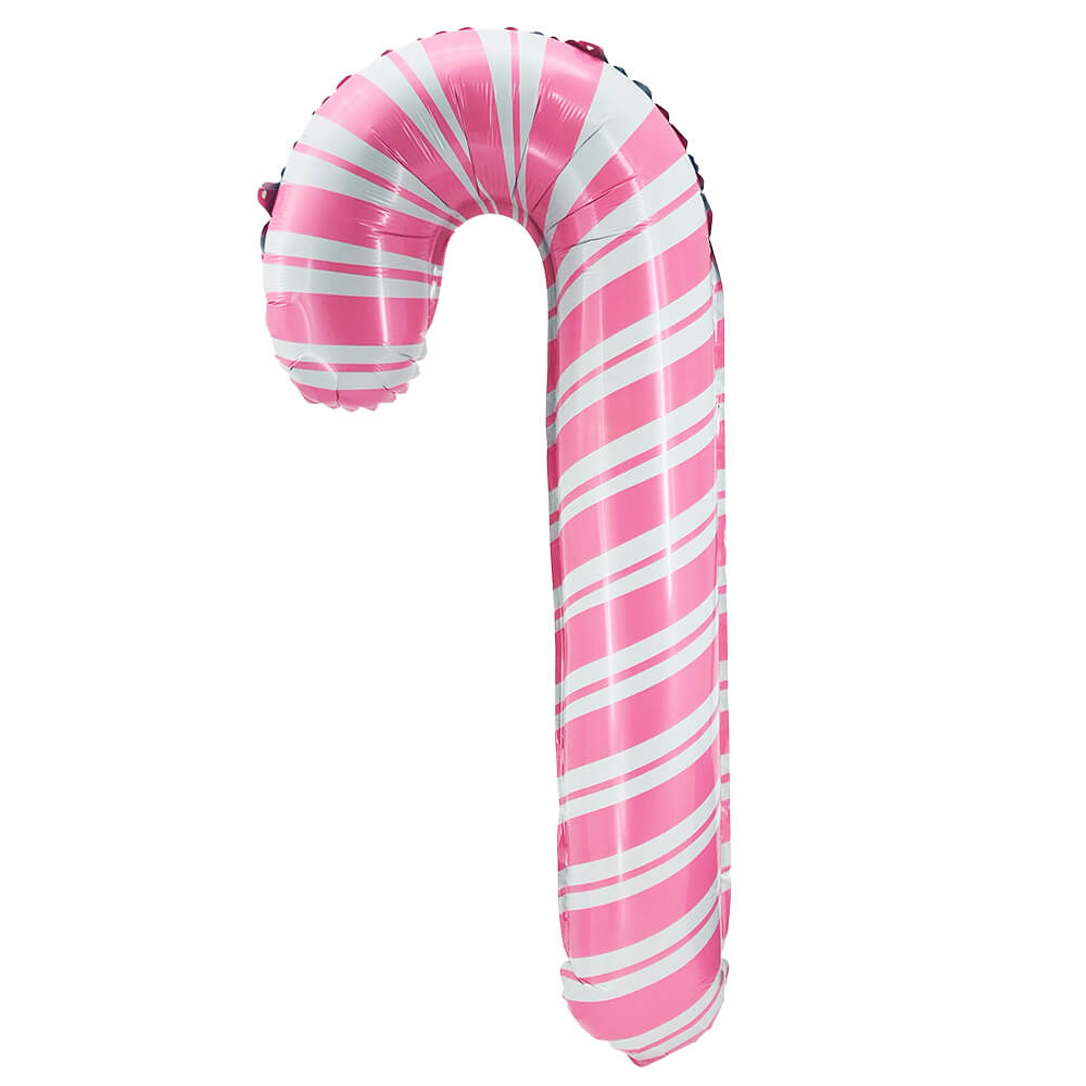Candy Cane Pink Foil Balloon 30 Inch